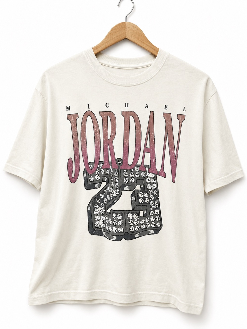 Michael Jordan 23 Oversized Graphic Tee Loose Fit T-Shirt Medium NWOT